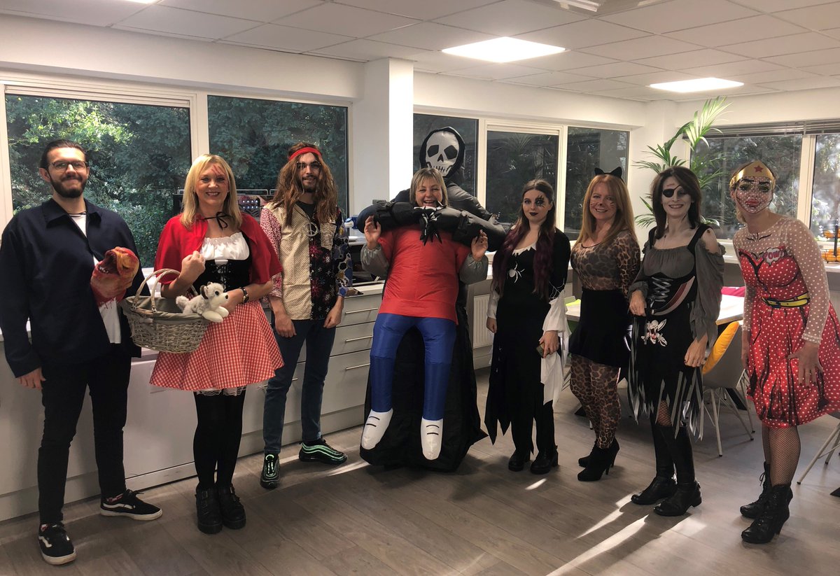 PrimeGlobalBuzz's tweet photo. Check out some of the amazing costumes from our #PrimeGlobalBuzz Knutsford office! #Halloween2019 https://t.co/3nbqw3F6Sr