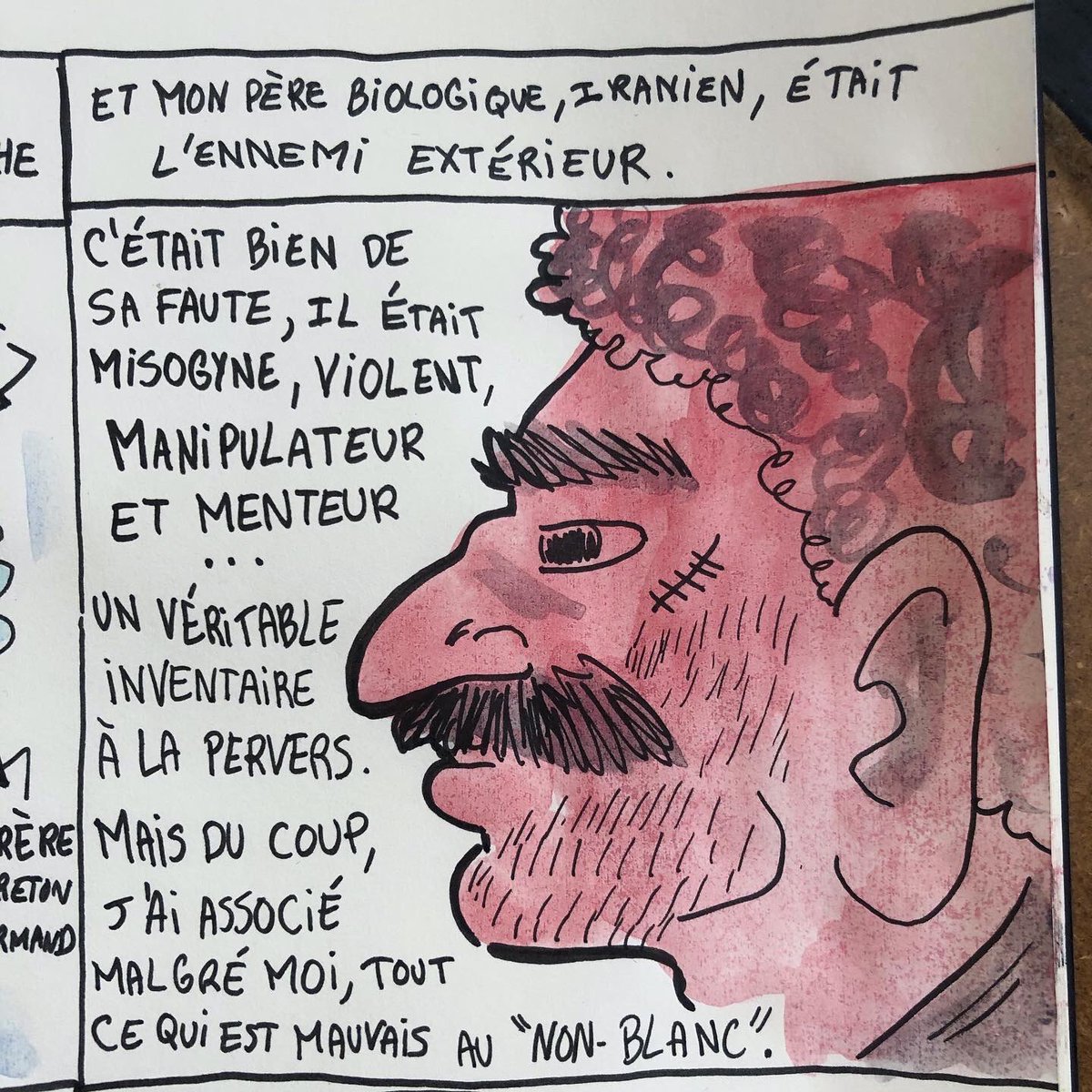 jeromeuh's tweet photo. #inktober #dark #JackxParker #bd #aquarelle #watercolor #dessin #drawing #queer #gay #art #queerart #gayart #love #metis #mixedrace #heritage #beautiful https://t.co/hJteIwX7zK