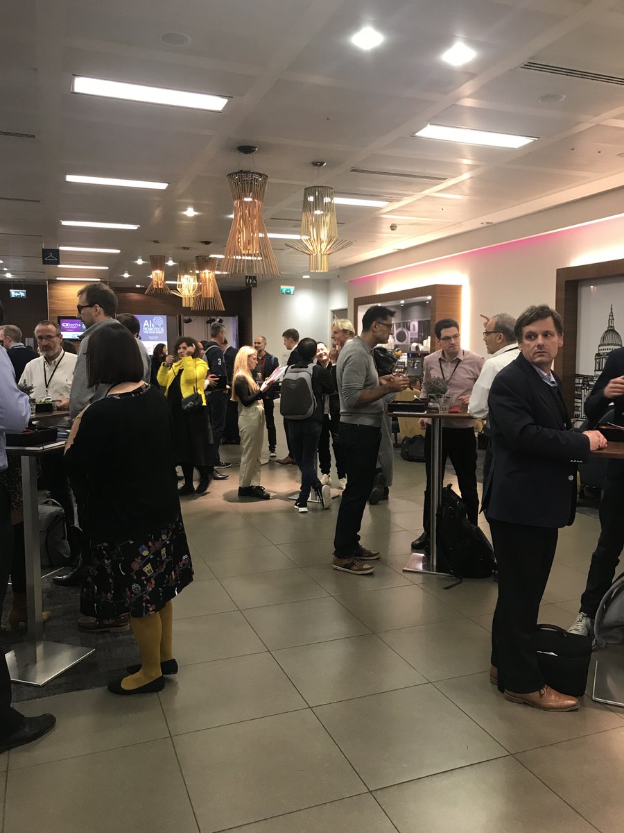 Networking networking networking! And a deliciously and healthy lunch at the #Ai &amp; #robotics conference and expo today in London #intoAI