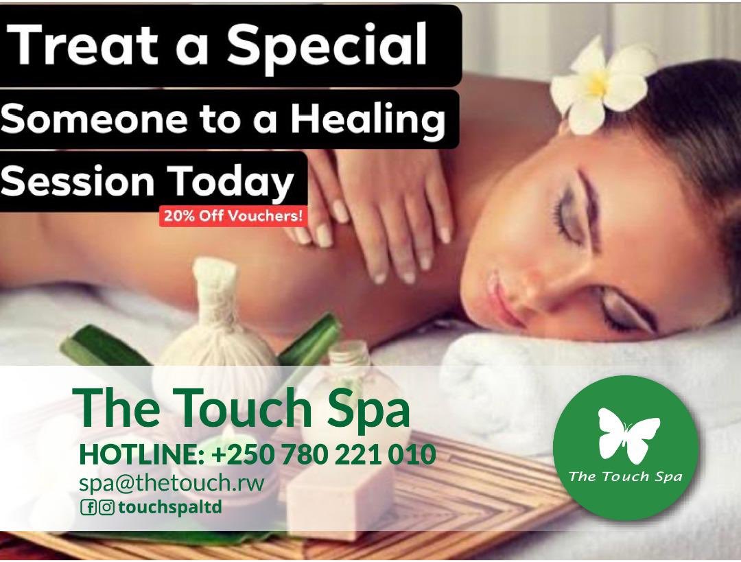 spa_rwanda's tweet photo. In Kigali? Give us a Call.
Visit us, Relax, Rejuvenate only with The Touch Spa. 

Open 7 days a week - 10 am to 9 pm 
Hotline: +250 780 221 010
#thetouchspa #kigali #rwanda #gasabo #relax #rejuvenate https://t.co/zS06wD0Wrz