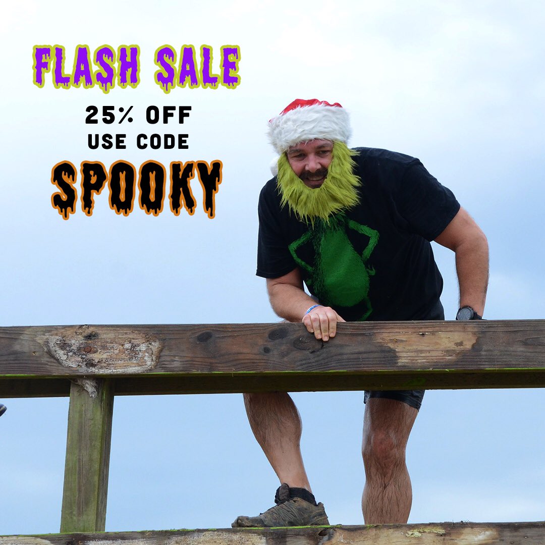 mudendeavor1's tweet photo. 25% OFF 😈 Until Midnight 👻 Link in bio to sign up // Use code SPOOKY #LinkInBio #Halloween #Sale #MudEndeavor #MudRun #5k #ObstacleCourse https://t.co/gNXE28HPcB