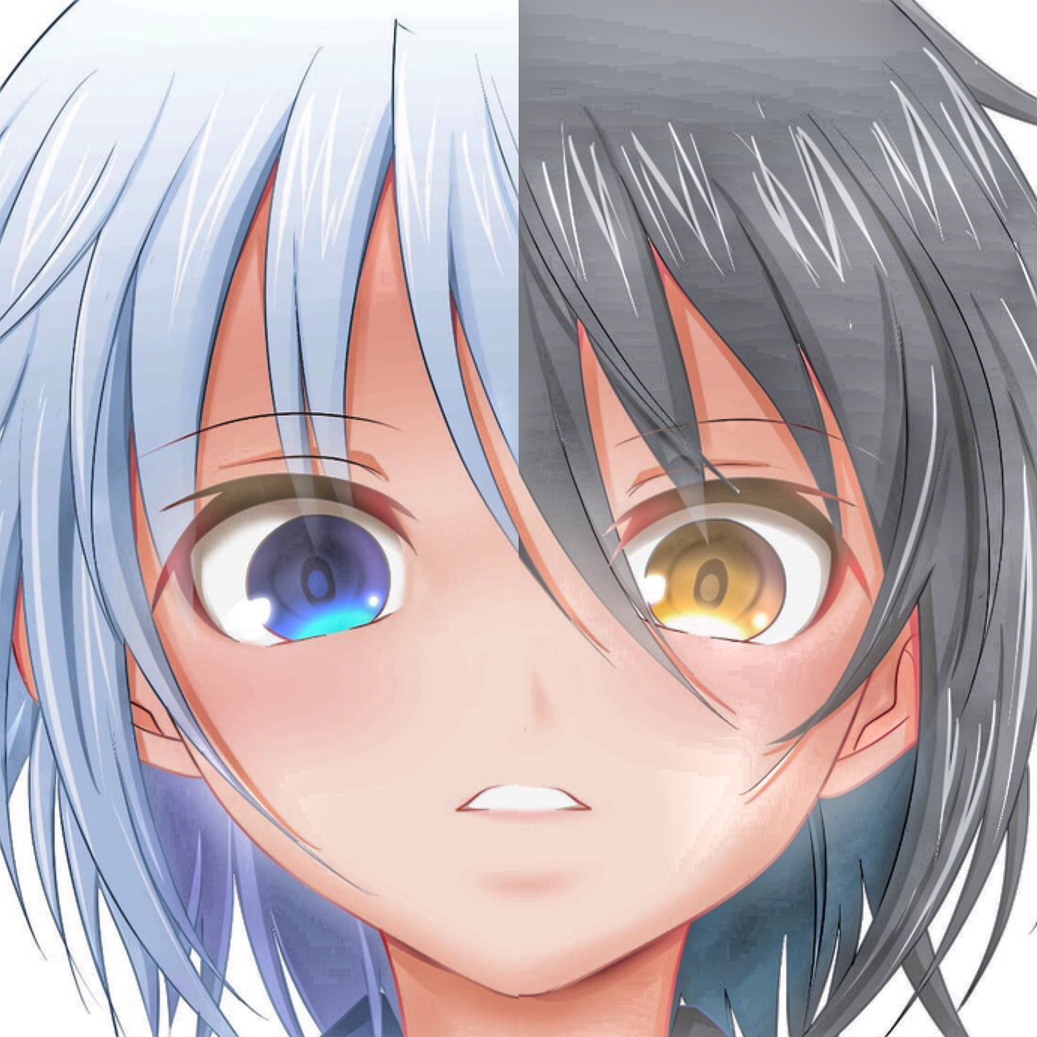 一騎くん ハロウィンなのにイラスト描けてないので色変えと加工で誤魔化すマン 冥さんの2pカラーは黒髪金目なのだ T Co Exx0xptpgb Twitter