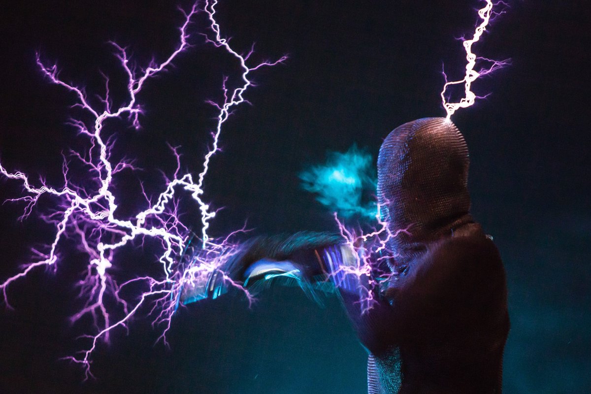 Lord of the Lightning performer, by Ben Daure. https://bit.ly/327FNMZ. 