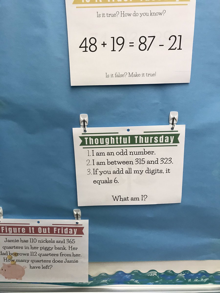 Weiss_Principal's tweet photo. I walked into Mrs. Pidgeon’s room to see her #3rdgrade students working on this #ThoughtfulThursday challenge. Even on Halloween, her students are doing some critical thinking! #IncreasingTheRigor #GSDpride https://t.co/10gddlgnB1