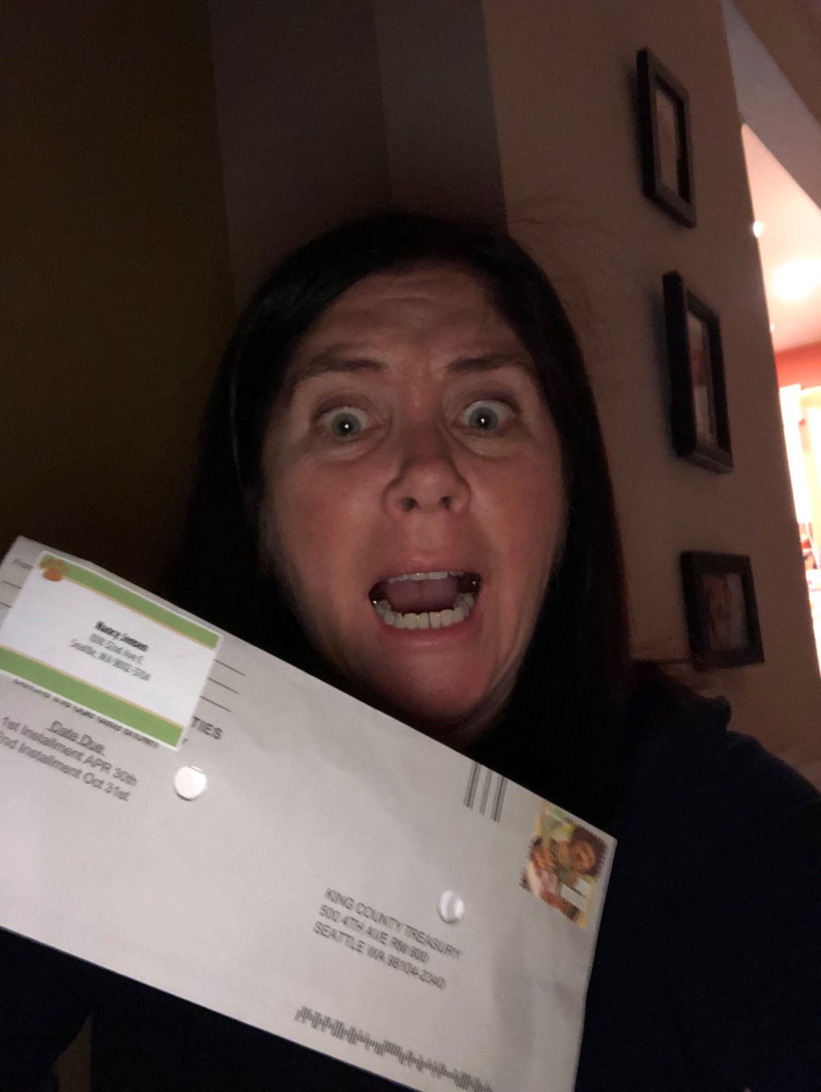 Scariest thing I will do today - posting our property tax bill. #halloween2019