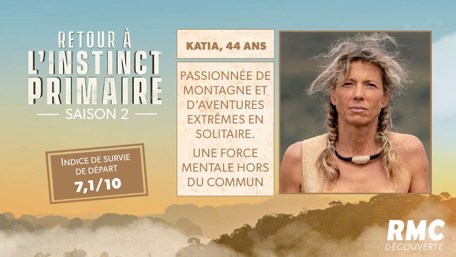 Instinct_RMCD's tweet photo. 🔥#InstinctPrimaire🔥

Dans le second épisode de ce soir, Katia pourra compter sur sa force mentale pour survivre en compagnie de Sébastien dans la savane d'Afrique du sud ! 🇿🇦☀️🦁

📺 Retour à l'Instinct Primaire saison 2 inédite, ce soir à partir de 20h55 sur #RMCDECOUVERTE https://t.co/6zkW5JRVkM