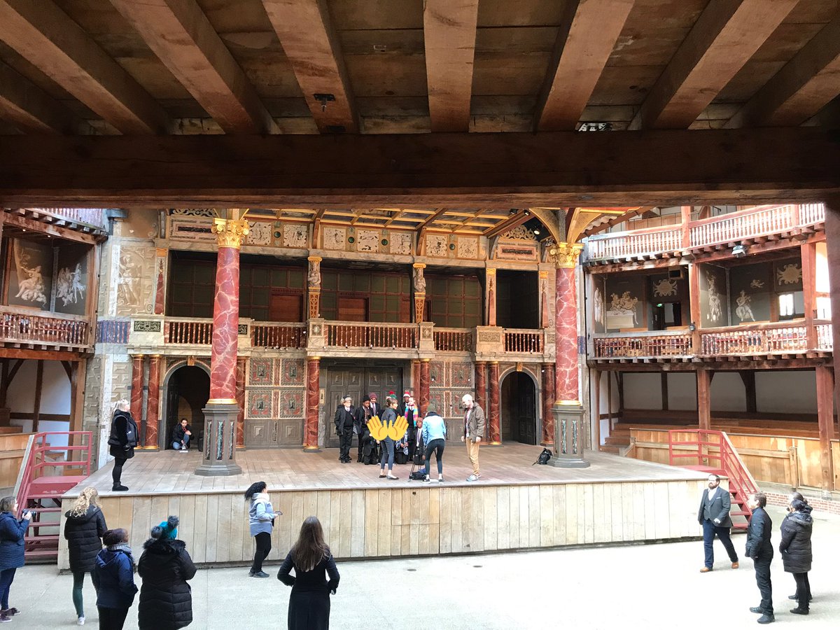 ECSDeafARP's tweet photo. What an amazing experience! Students from the Deaf ARP at Eastbury Community School in Barking recording in BSL on the stage of the Globe Theatre with the AMAZING Becky Barry and Darryl Jackson! @BeckyCBarry @theatre_the @EastburySchool @lbbdcouncil #ECSDeafARP #BSL #DeafPride https://t.co/VVO2BPeK2Q