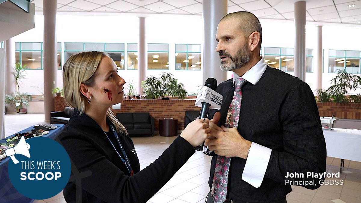 SCDSB_Schools's tweet image. SCDSB staff!📢 This week&apos;s #SCDSBScoop is now live! In episode 9 we head to Georgian Bay District SS, where innovative technology programs help bring the Halloween spirit to life! 🎃👻 @Millar_GBDSS 

📽️Watch today&apos;s episode now:
bit.ly/2WvPDXq