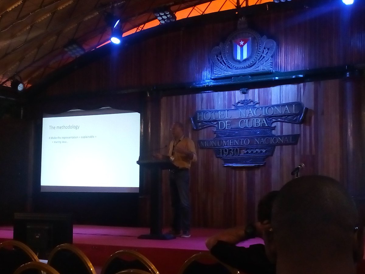 Biometrics is one of the main application areas of Pattern Recognition. With a keynote on speaker verification has started the last day of #CIARP2019 <a href="/universidad_uci/">Universidad de las Ciencias Informáticas</a>