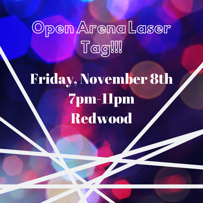 Laser Tag!!! Another rad event sponsored by CAB this Friday!!! Bring your friends for a fun time!