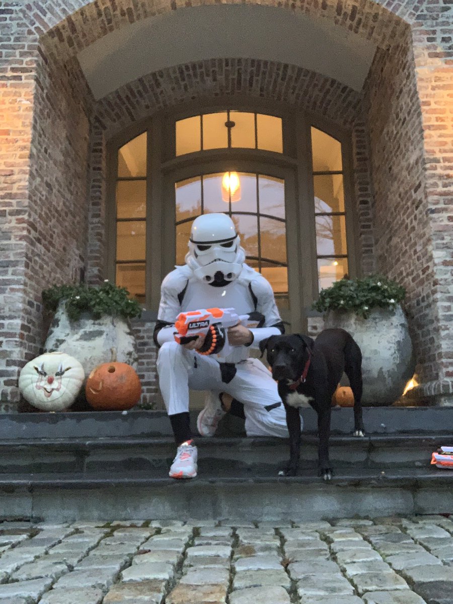 Thursday  Practice Notes: Brady (QB) - Did Not Practice - Refused to take off stormtrooper helmet. #happyhalloween