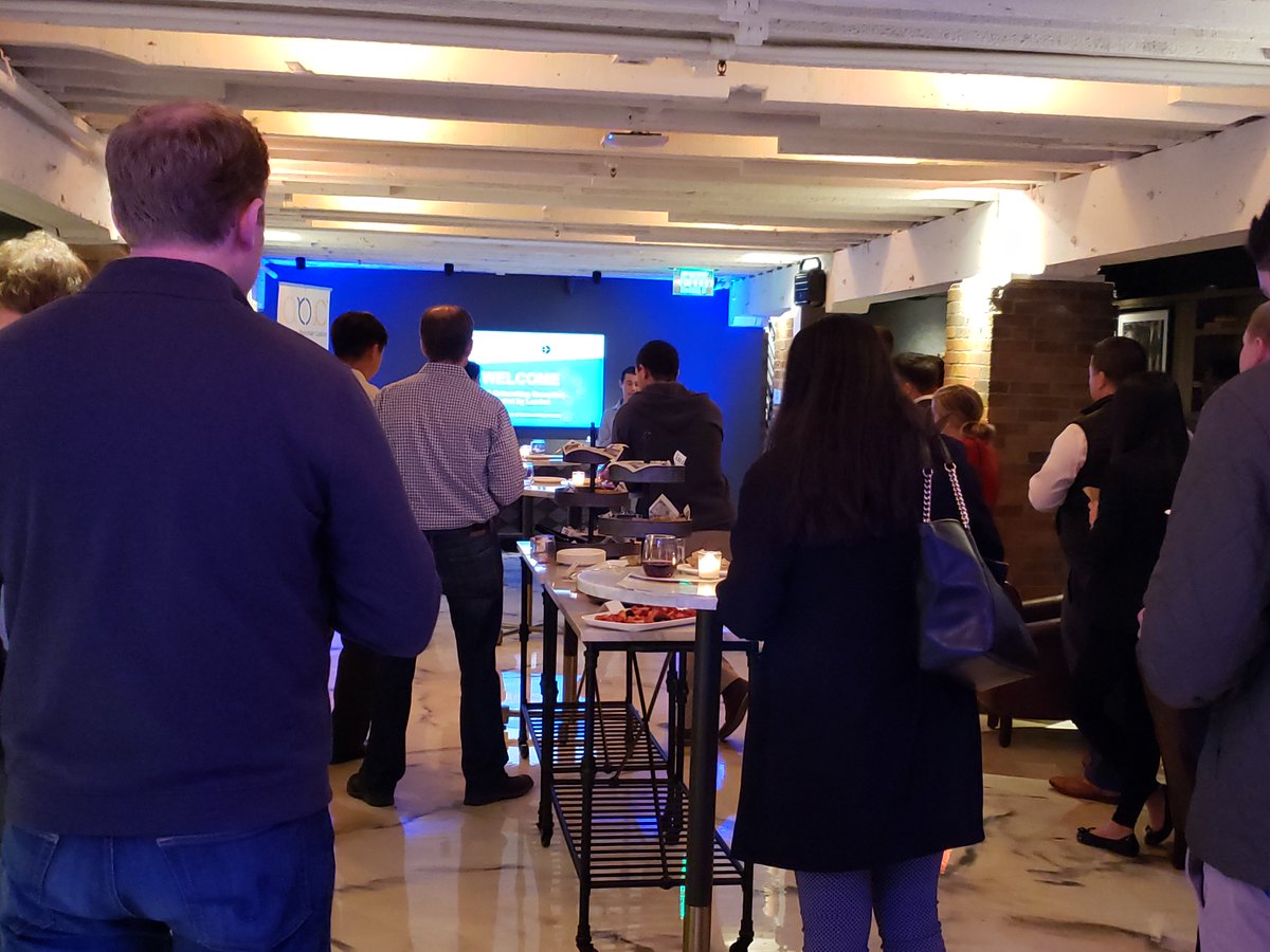 acctblockchain's tweet photo. Great turnout for last night's networking event in San Francisco. Thank you to our sponsor @luminaapp  and to @RafaelCosman  from @Trusttoken for speaking at the event. https://t.co/bsKmaqnoW5