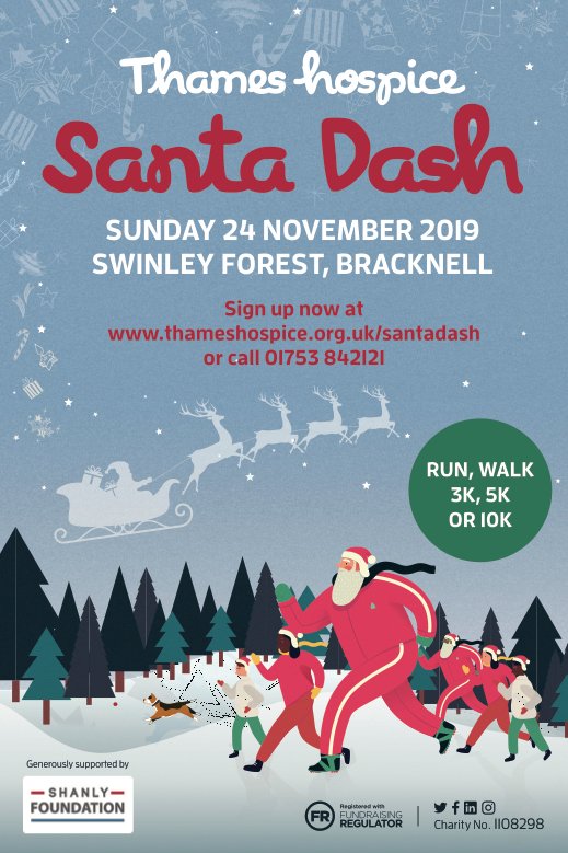 Join the Thames Hospice Santa Dash!