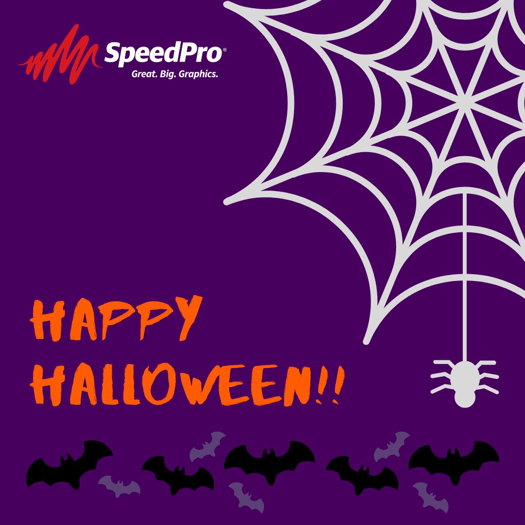 SpeedPro Imaging Services Group hopes you have the spookiest Halloween!👻 🎃