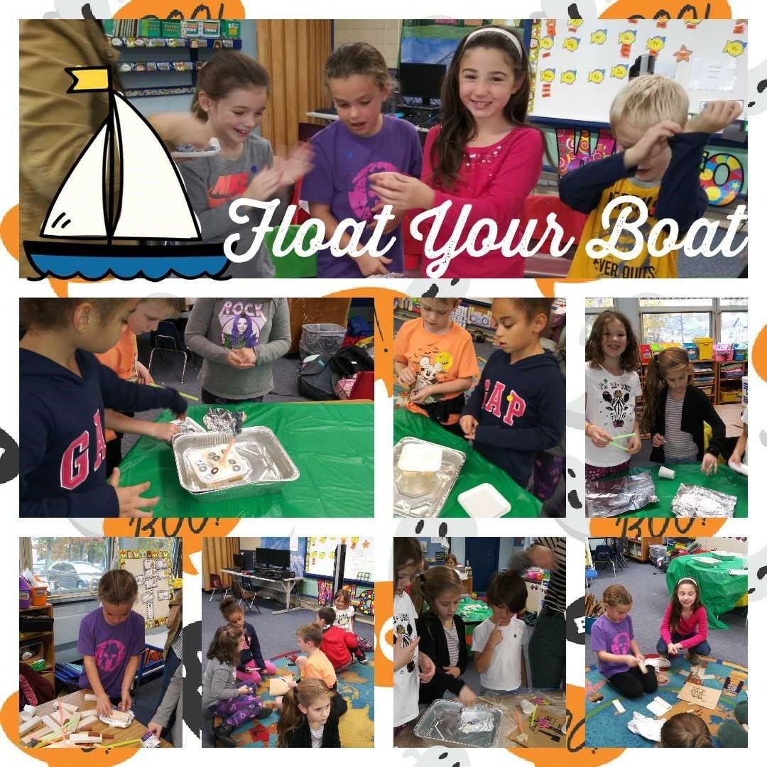 MilfordCSUP's tweet photo. Week 5 - Castles, Catapults & Coats of Arms! Students worked at ship building during our latest class session. They used their knowledge of buoyancy to design and construct their seaworthy ships. #mcsup https://t.co/7xNmwdQxoK