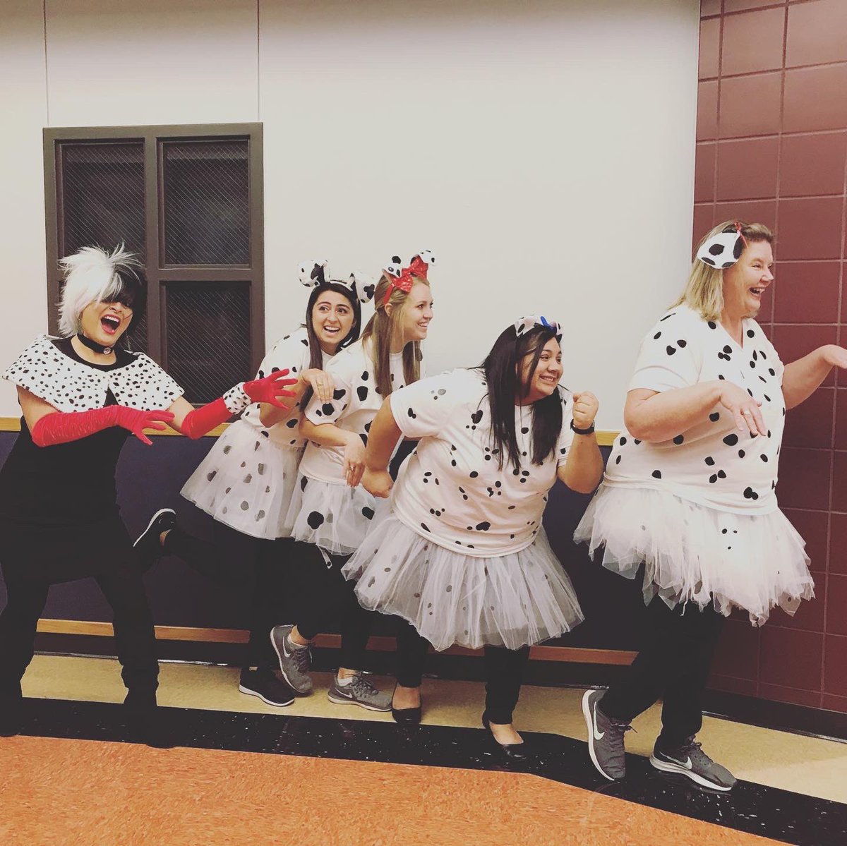 DSanchezG's tweet photo. “And then of course, you have your little spotted friends…”Cruella #halloween2019  @RCES_Office @MooreRCES @Supt_comalisd #rces2ndgrade https://t.co/CCKxQV3xeu