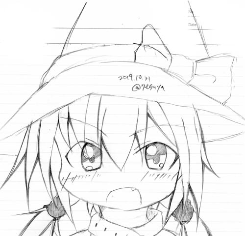 #艦これ版深夜の真剣お絵描き60分一本勝負
#艦これ版真剣お絵描き60分一本勝負_20191031
皐月 