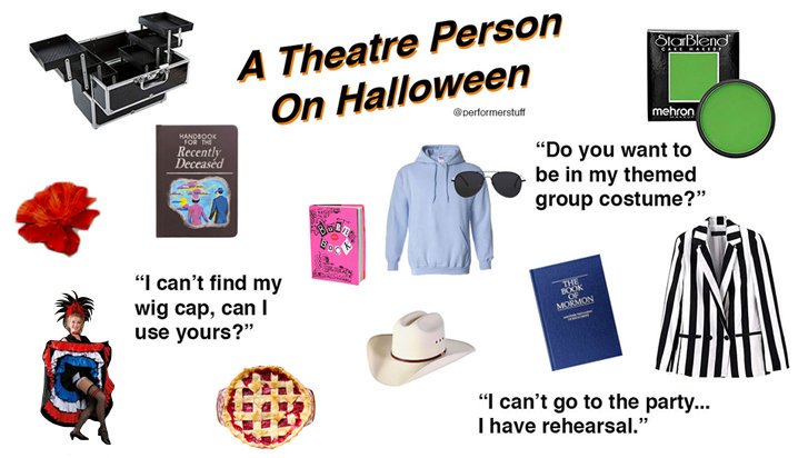 Theatre people have the best costumes. #halloween2019 #broadwayhalloween