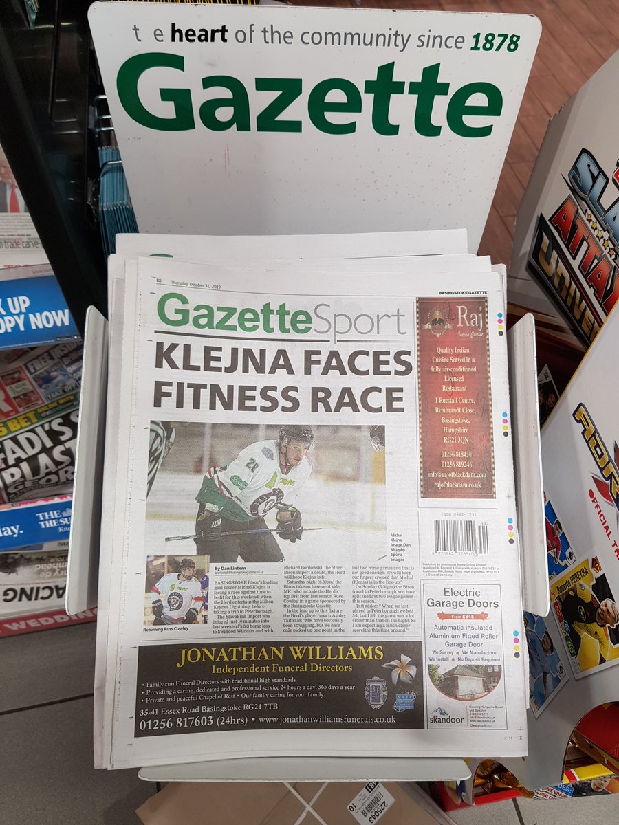 Magazine basingstoke gazette w/E ed (weekly) (9770962773540)