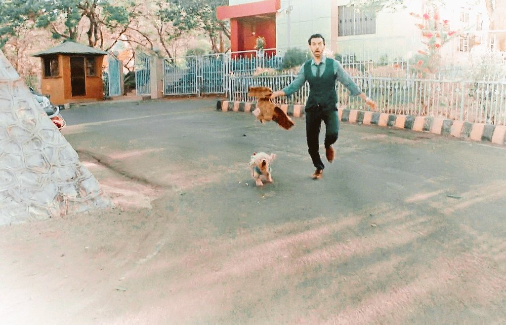 AisFirstofAll's tweet photo. Muje bachao...... LOL
#DrRohit running like #Ussainbolt
#KahaanHumKahaanTum
#KHKTHits100 https://t.co/zZbnixq6bC