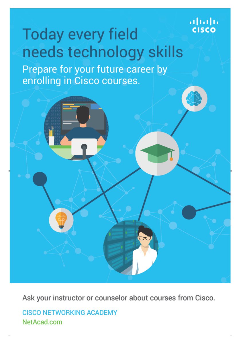 cambslib's tweet image. Have you had a look at our Cisco Network Academy page?
Free online courses to build skills and your career in IT.
#CiscoNetworkAcademy

bit.ly/36mlpuI