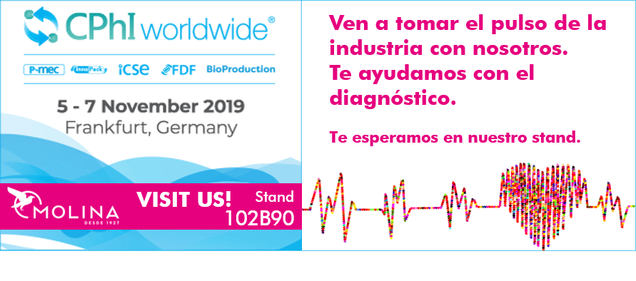 El equipo de Molina os esperamos en #CPHI