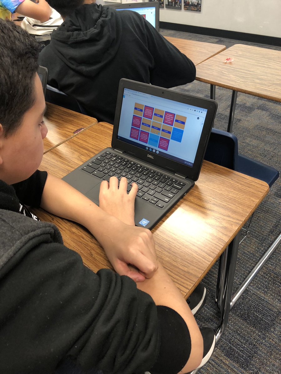 Students in English 1 are engaged in Halloween with a #playlist using #Nearpod. They are loving the matching game to learn terms for research. Great instructional tool to engage all students and provide immediate feedback! <a href="/BwoodBucs/">Brazoswood HS</a> #blendedlearning #BISDPride <a href="/MerilynnBroadd1/">Merilynn Broaddus</a>