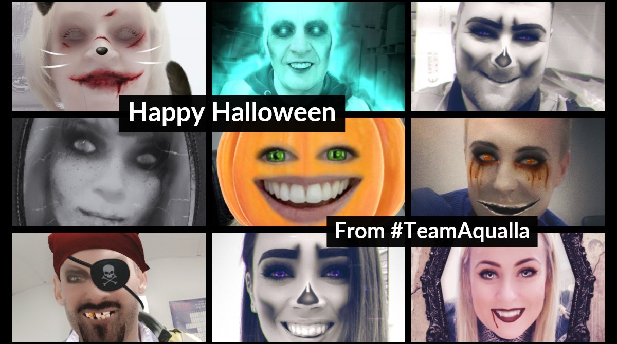 Aqualla__'s tweet photo. We are getting into the spirit of things at Aqualla HQ today. Happy Halloween everyone.
#HalloweenFunAtWork #TeamAqualla #Halloween https://t.co/uD2acMPxBT
