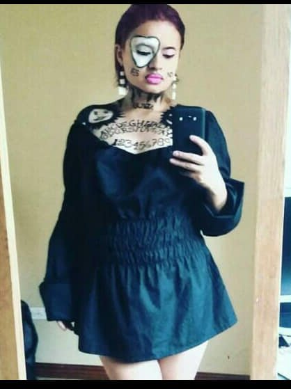 #Halloween #cosplay #disfraz #Ouija #myselfmakeup 
feliz halloween cabroooooooooonesssssssssssss!!!!!!!!!!!!!! 🧟🧟🧟🧟🧟🧟🧟 🎃🎃🎃🎃🎃🎃 👻👻👻👻👻
💀 #Dulzinea 💀