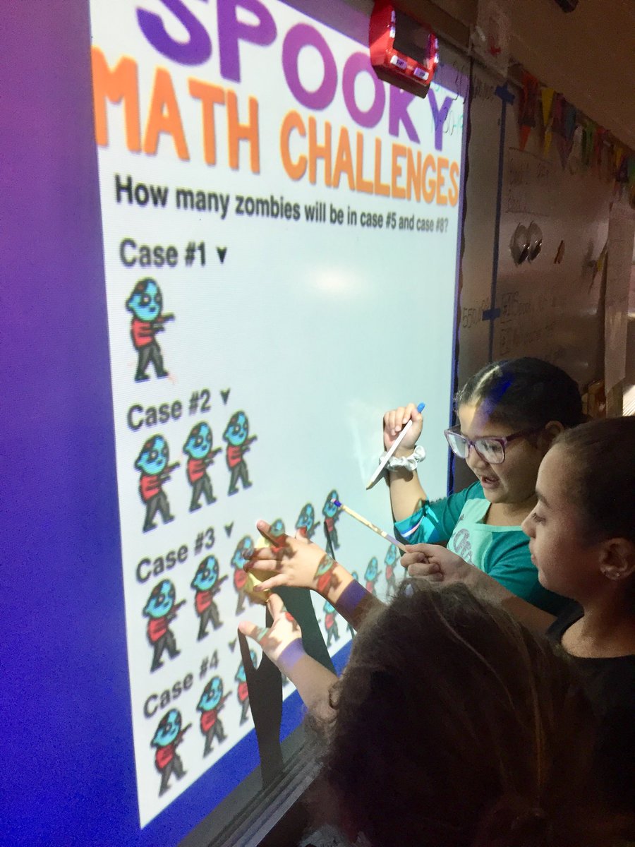 milesnawmiles's tweet image. Math is not scary!  Solving the final #SpookyChallenge thx to @mashupmath ⁦@SouthSide_JCS⁩