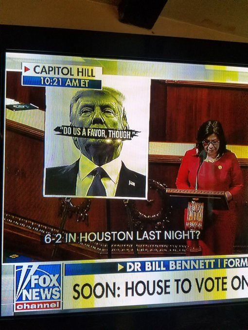 "Do us a favor, though". Looks like the Maestro is pulling the stringsI Love you  @realDonaldTrump. WINNING!!! Oh no, its still not enough.