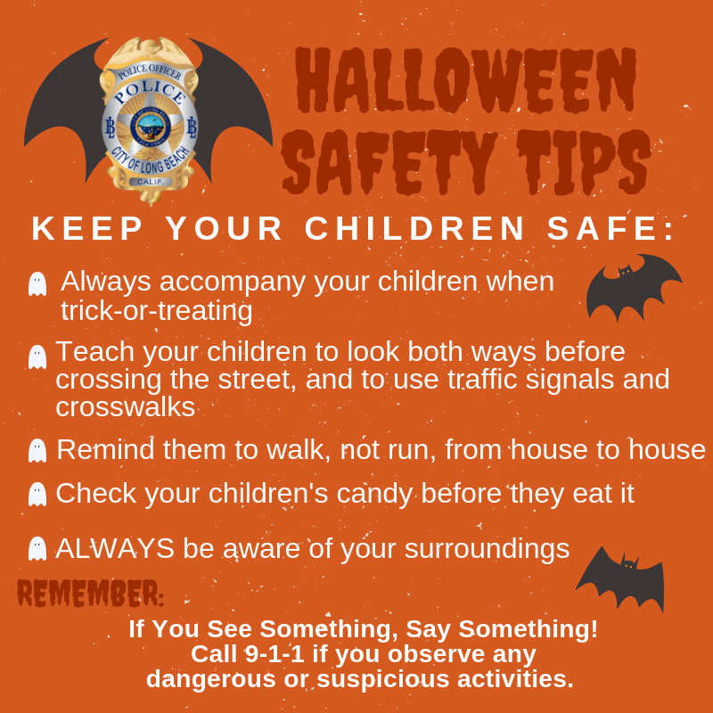 Wishing everyone #HappyHalloween! Have fun and #BeSafe. #LBPDCares