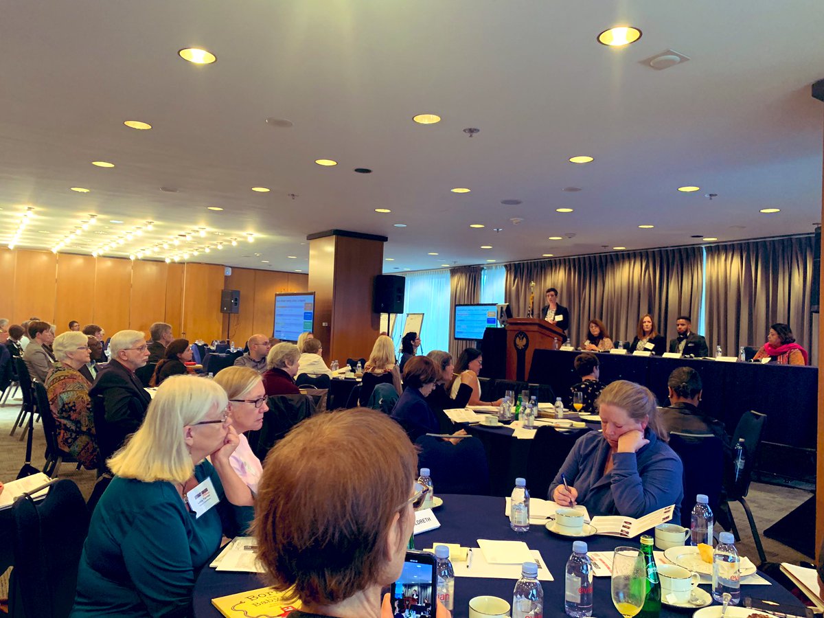 AllisterChang's tweet photo. "If you give people something that they need, they'll do the rest." Katie Huston shares insights from their #literacy campaign in South Africa. Congratulations @nalibaliSA for your award from @librarycongress! #PromoteLiteracy https://t.co/H9Mbar2RUT