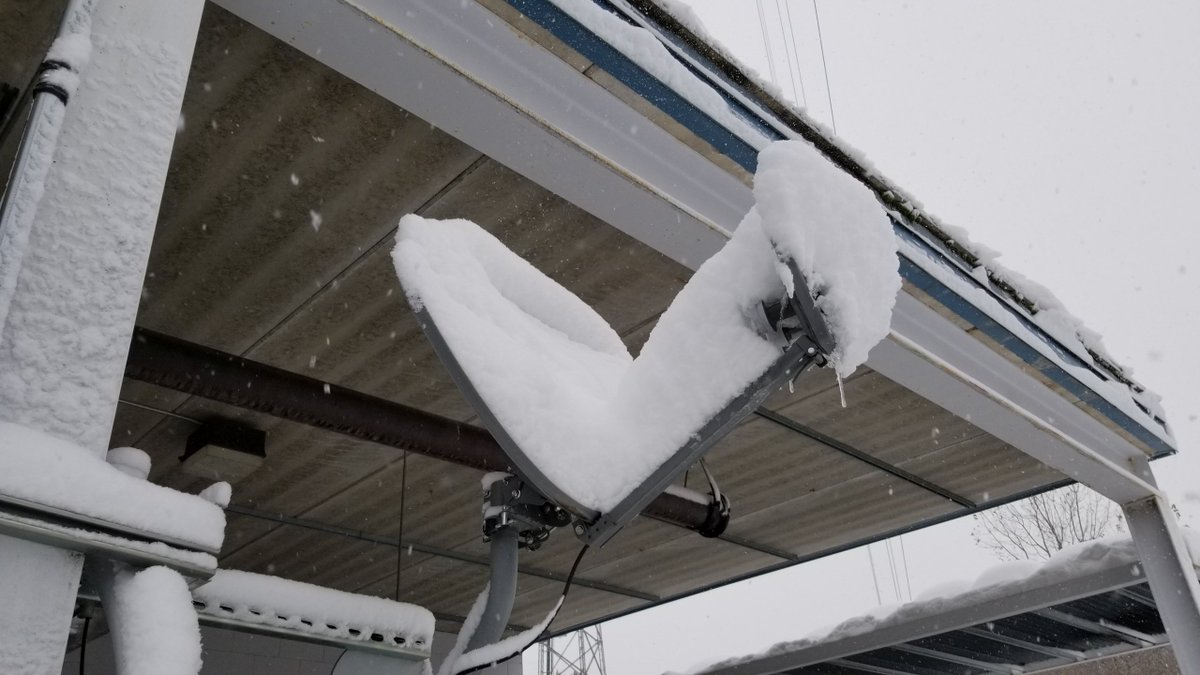 WMTVtech's tweet image. Dish and DirecTV reception may be a bit iffy today.