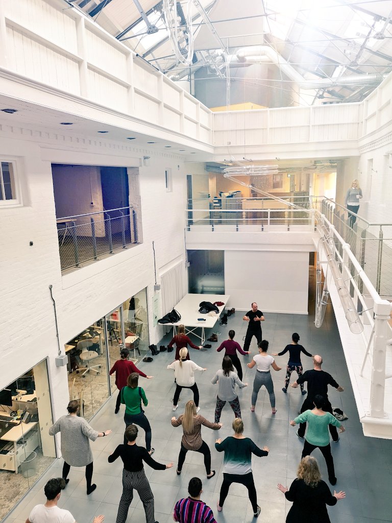 Focused on looking after our people. It's all about wellbeing @Ryder1953 at lunch time Tai Chi in the Coopers Atrium! A small part of a great series of weekly wellbeing events.
#health #wellbeing #mentalhealth #architecture

@ollywainwright @UVW_SAW keep up the good work!