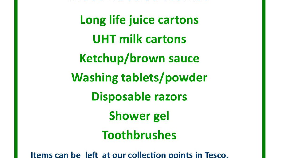 We've updated our list of 'most needed items' and this time we're asking for a few toiletries. Although they aren't necessarily what you'd expect to donate to a foodbank, they are very important to our clients' health and wellbeing.