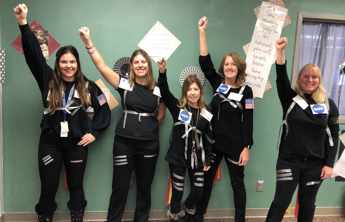 semeyer12's tweet photo. Team 5 &amp; 6 are ready to blast off a great day of learning and fun. Happy Halloween! #CRE https://t.co/eGaCGY3SUF
