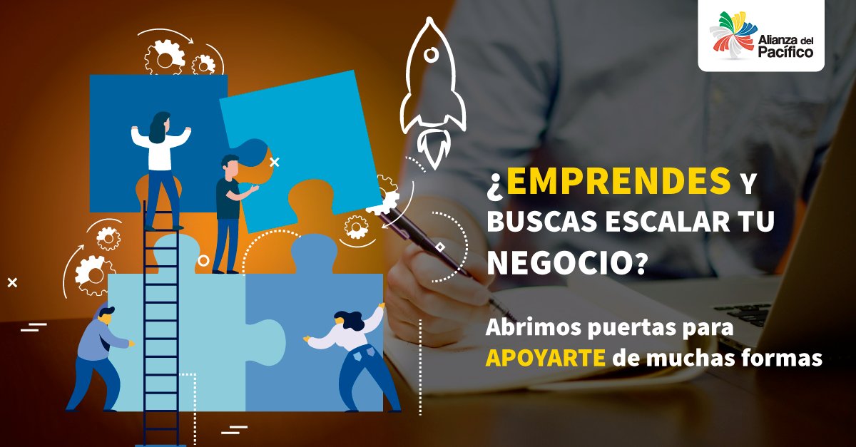 Los países de la #AlianzaDelPacífico representan un mercado de más de 225 millones de habitantes, con cerca del 40% del PIB regional y el 50% del comercio internacional de Latam. ¿Emprendes y buscas escalar tu negocio? Abrimos puertas para apoyarte de muchas formas. #innovaciónAP