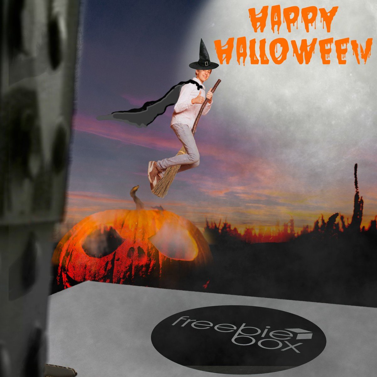 Freebie_box's tweet image. Wir wünschen euch eine gruselige spaßige Halloween Nacht! 🎃 😋 #halloween #freebiebox #gruselig #hexer #kürbis #nacht