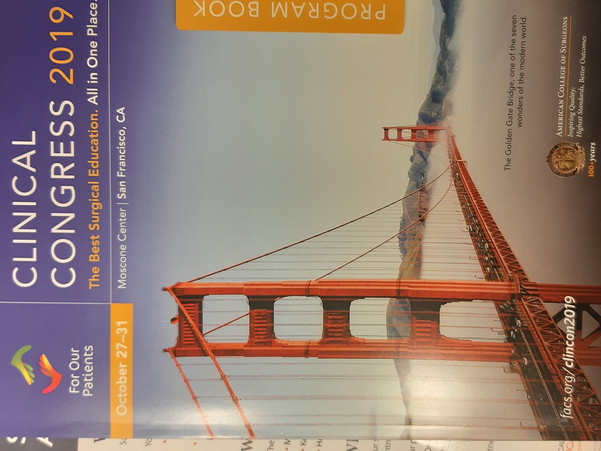 Will never forget this magnificent congress in San Francisco.. love you San Francisco.. Thanks #ACS2019 #ACSCC19 #acscc2019