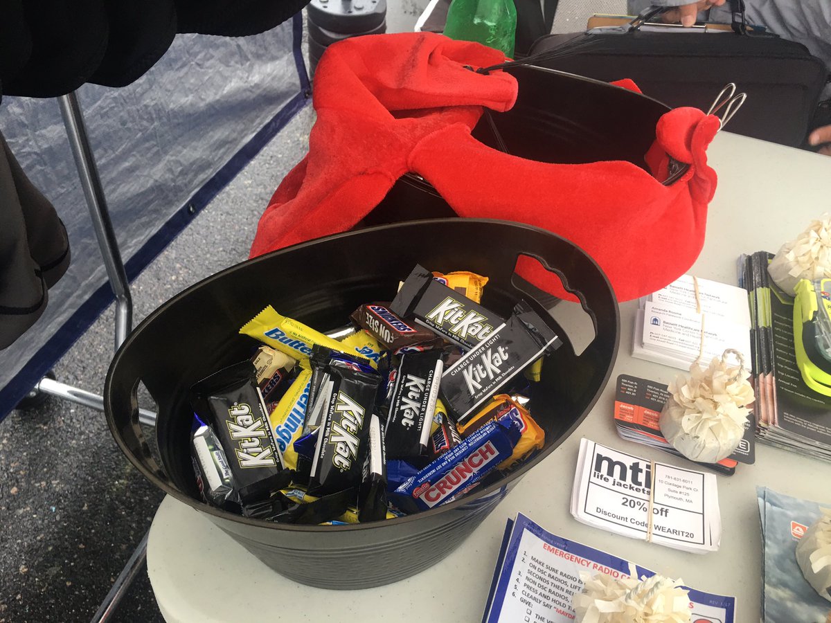 Happy Halloween! Hope everyone is staying as dry as possible!

We are back on the Cardinal Medeiros Dock until 5pm!
