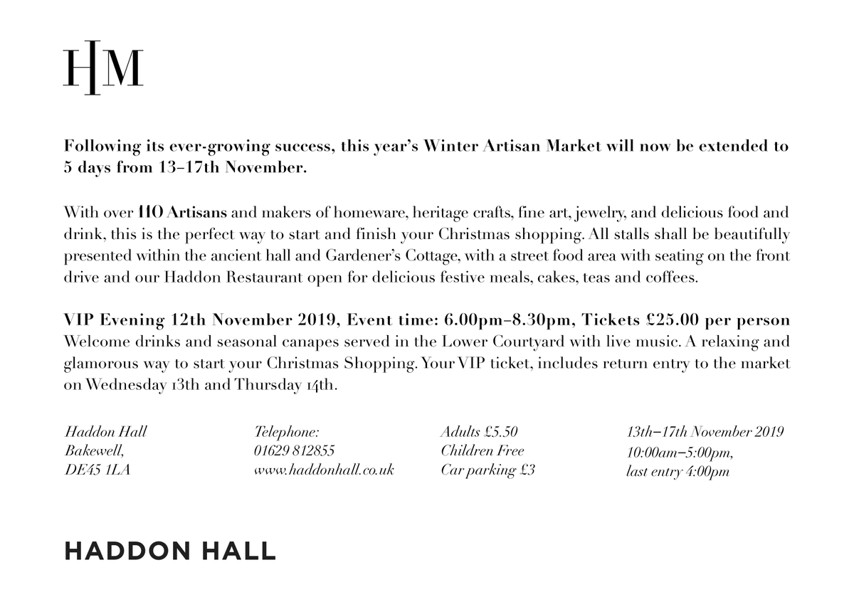FeltSteph's tweet photo. Come and see me and my work in the stunning setting of Haddon Hall Winter Artisan Market, 13-17 November 2019, 10-5! https://t.co/UP3QxiXq3Z #felting #artinderbyshire #derbyshireartist #Derbyshire #whatsonderbyshire https://t.co/rVSA69m2mm