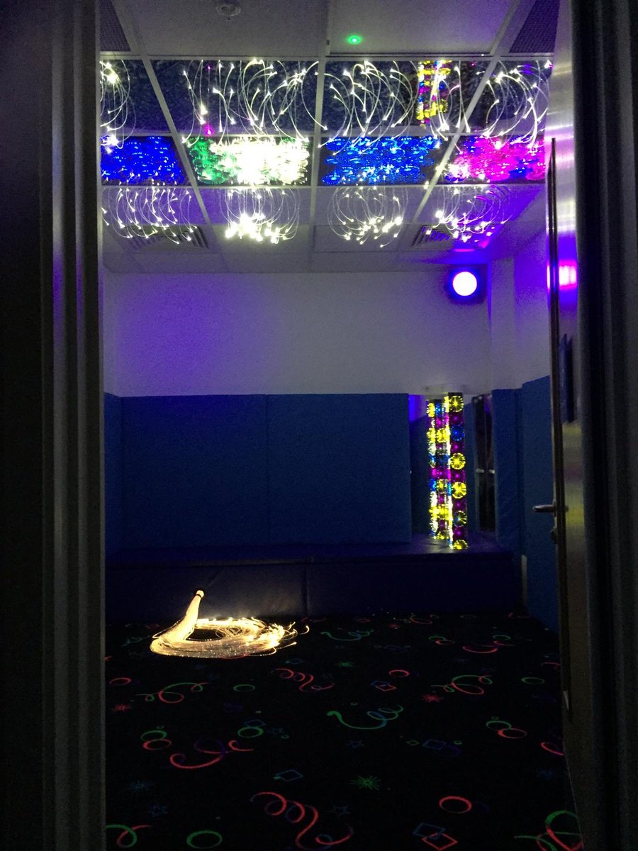 Our sensory ceiling tiles will leave you mesmerised 💫✨ with slow colour change fibre they are the perfect addition to your sensory space! #sensory #sensoryspace #sensoryroom #specialneeds #autism #calming