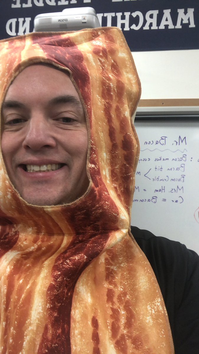 MrMilesMusic's tweet photo. Mr. Bacon is our music sub today.  #buildingtheSaberlegacy https://t.co/m9pau7zkXf