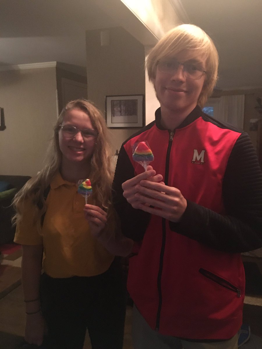 mdmanatee's tweet image. I left my children for 8 days to help run #acg2019 and all I brought them  back was poop on a stick or as a friend said Rainbowel Lollipoop @AmCollegeGastro hope everyone made it home safe!