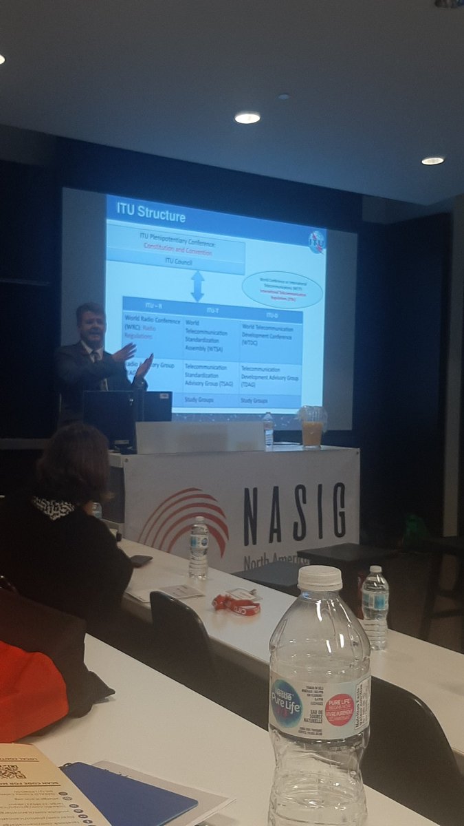 bacharbong's tweet photo. L' #Architecture de l' #Union #International de #Télécommunication @ITU 
#NASIGMontreal #Nasig2019 
@Olivier_CL 
#Adjib #TIC235 https://t.co/tU3hWoN95D