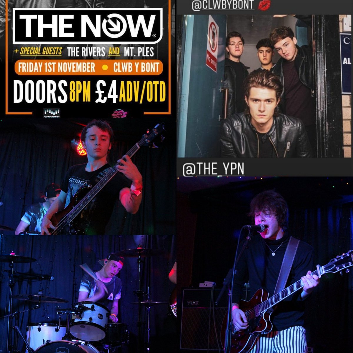 GET READY for tomorrow at 8pm at <a href="/ClwbYBont/">Clwb Y Bont</a> in Pontypridd we have our BIG &amp; SPOOKY Halloween gig we are Making it something that no will never forget. 🎃 
All bands The Now, The Rivers and Mount Ples are ready to thrill you. #halloween2019 #Dance #makesomenoise