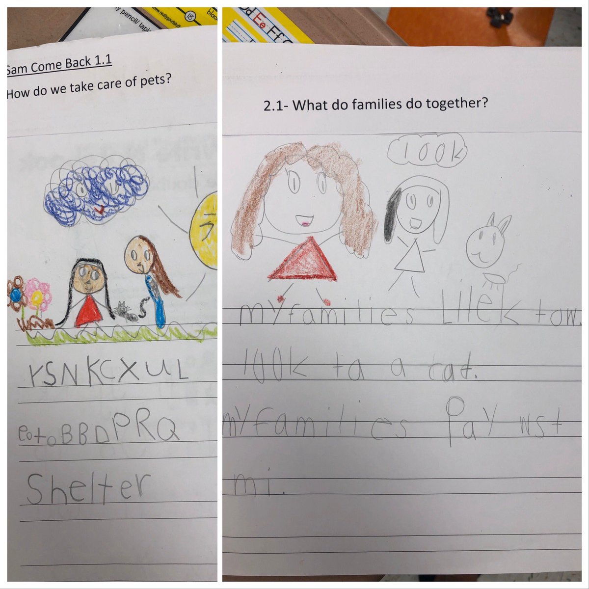 I love the progress this student made from the beginning of the year to now. She is a hard working student and always talks about using her “bubblegum brain.” #growthmindset #GoMarbrookDolphins <a href="/marbrkprincipal/">Melissa Phillips</a>