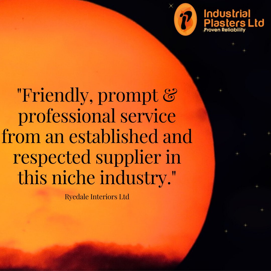 SN15_2DP's tweet image. Brilliant feedback from a new customer!

#industrialplasters #provenreliability