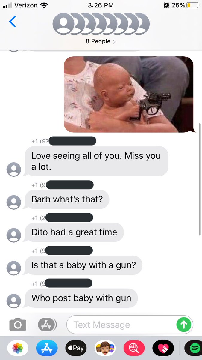 cyberc00tie's tweet image. so I was accidentally placed in a group chat with these ladies...and I’m sorry barb... LMAO